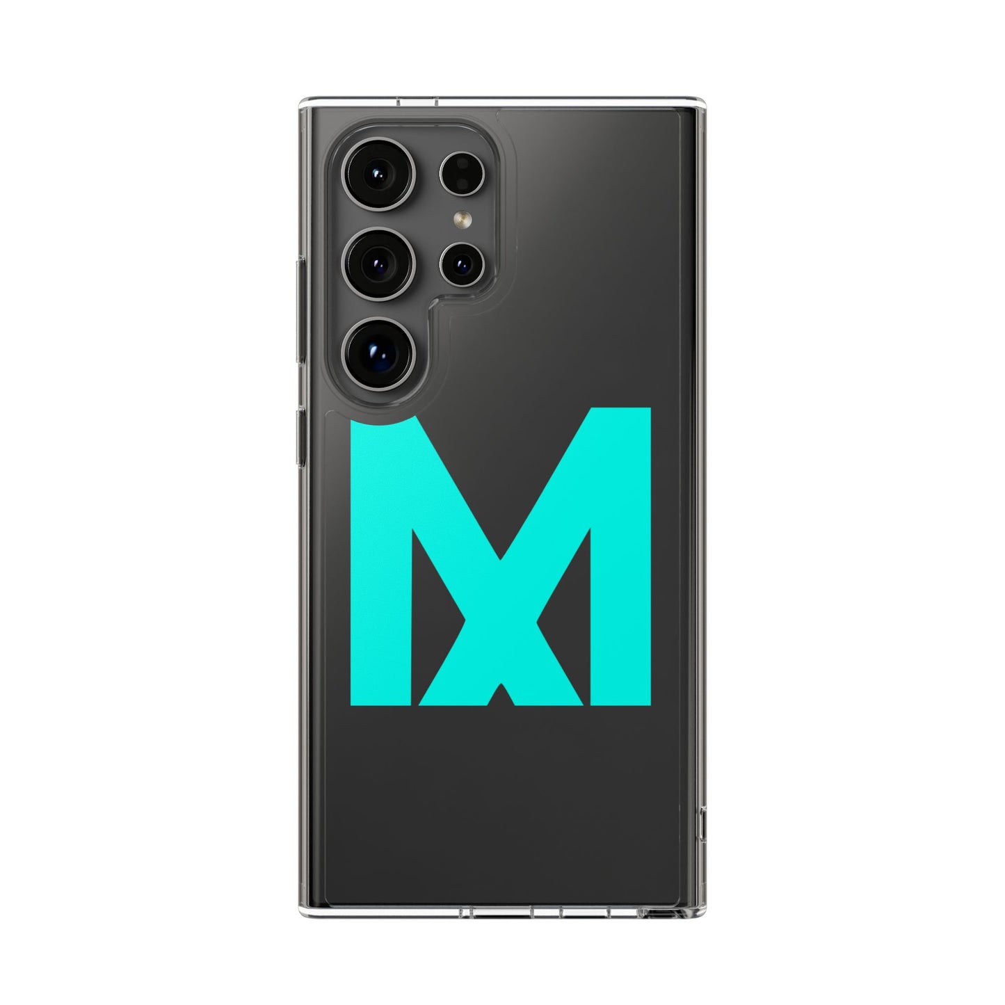 Clear Phone Case with M Style - Transparent