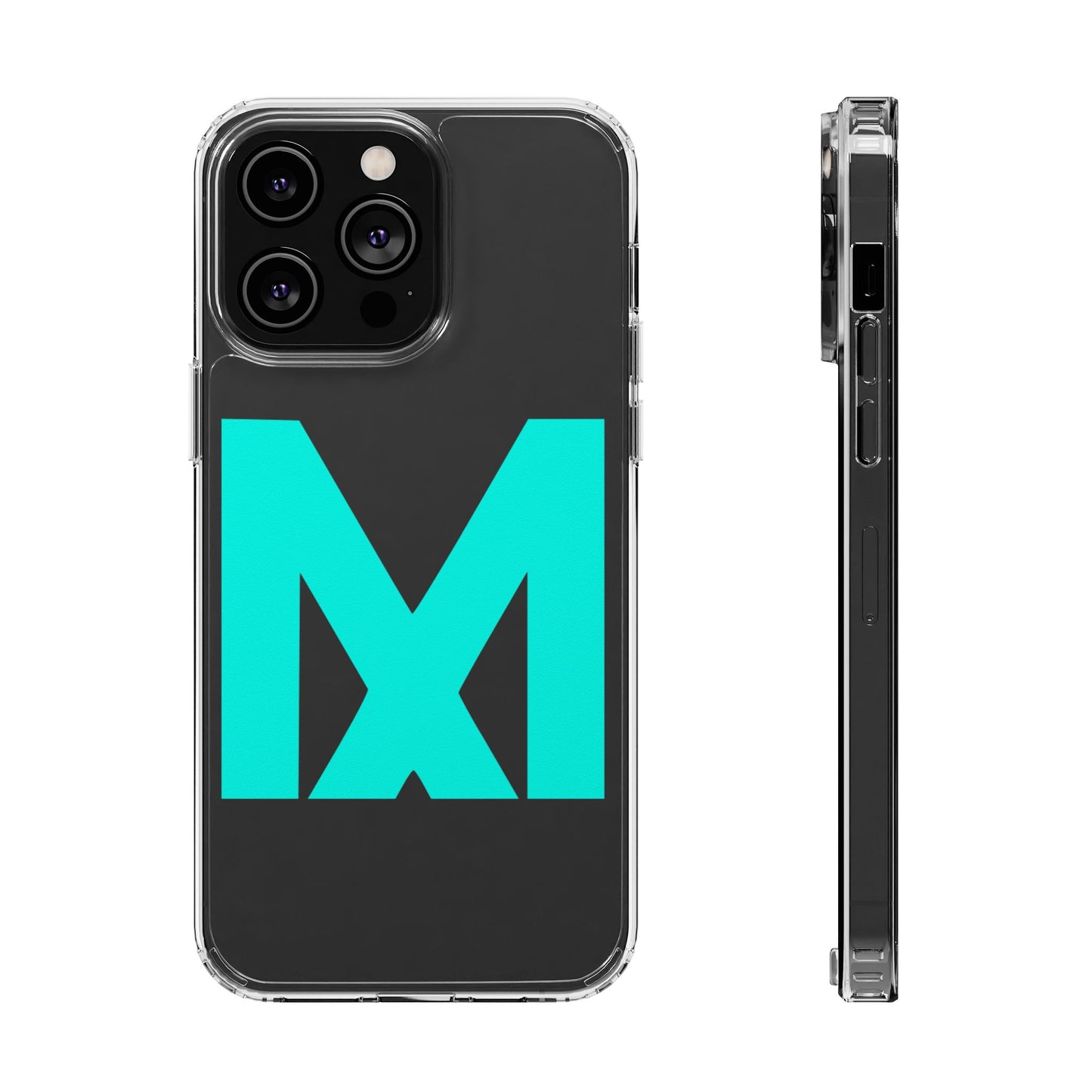 Clear Phone Case with M Style - Transparent