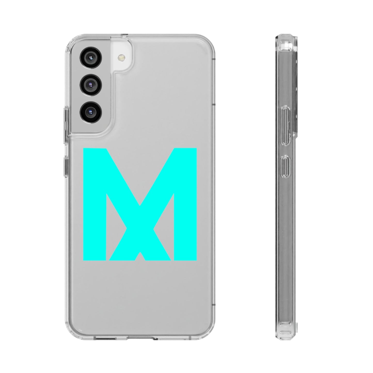 Clear Phone Case with M Style - Transparent