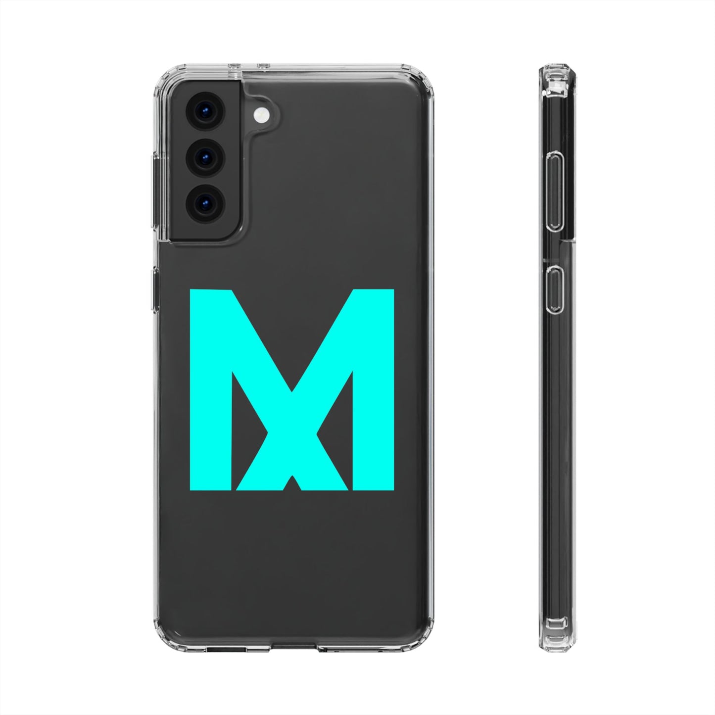 Clear Phone Case with M Style - Transparent