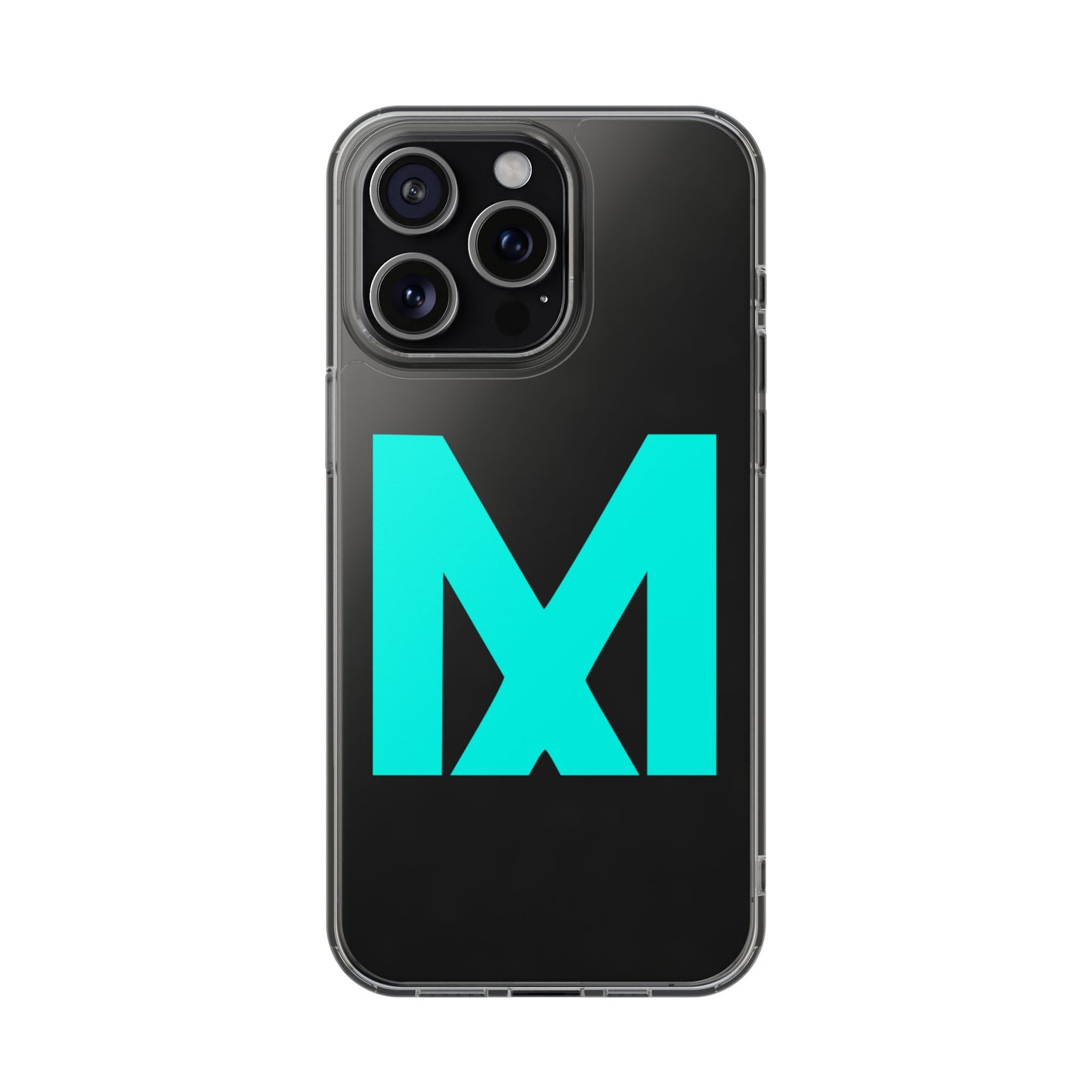 Clear Phone Case with M Style - Transparent