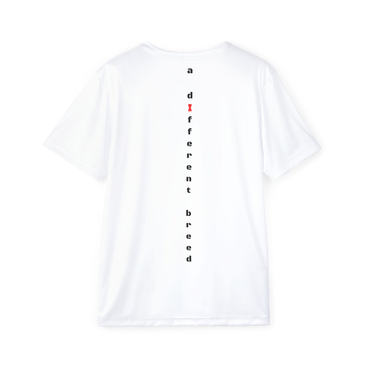 Men’s Performance Tee ‘a dIfferent breed’ - White
