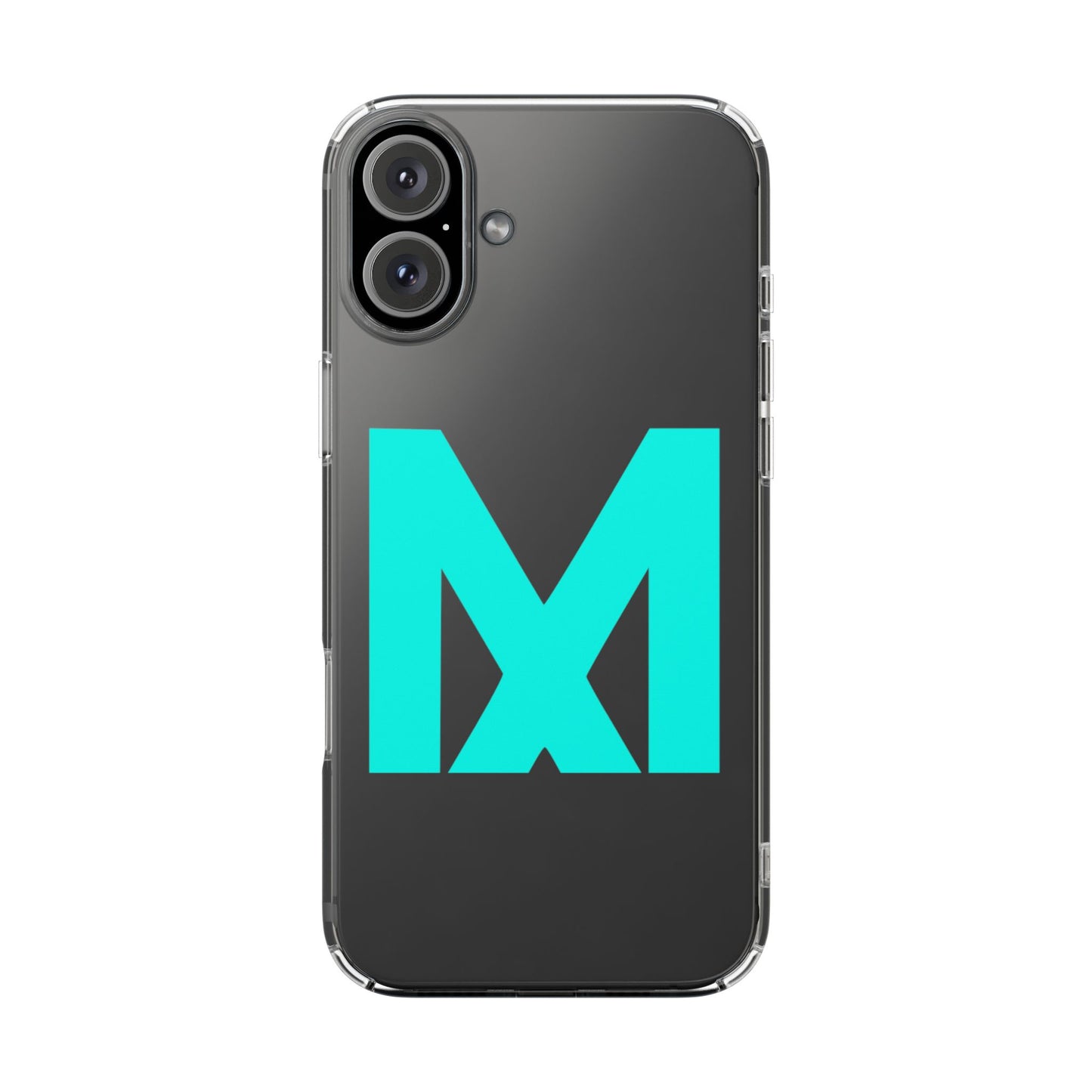 Clear Phone Case with M Style - Transparent