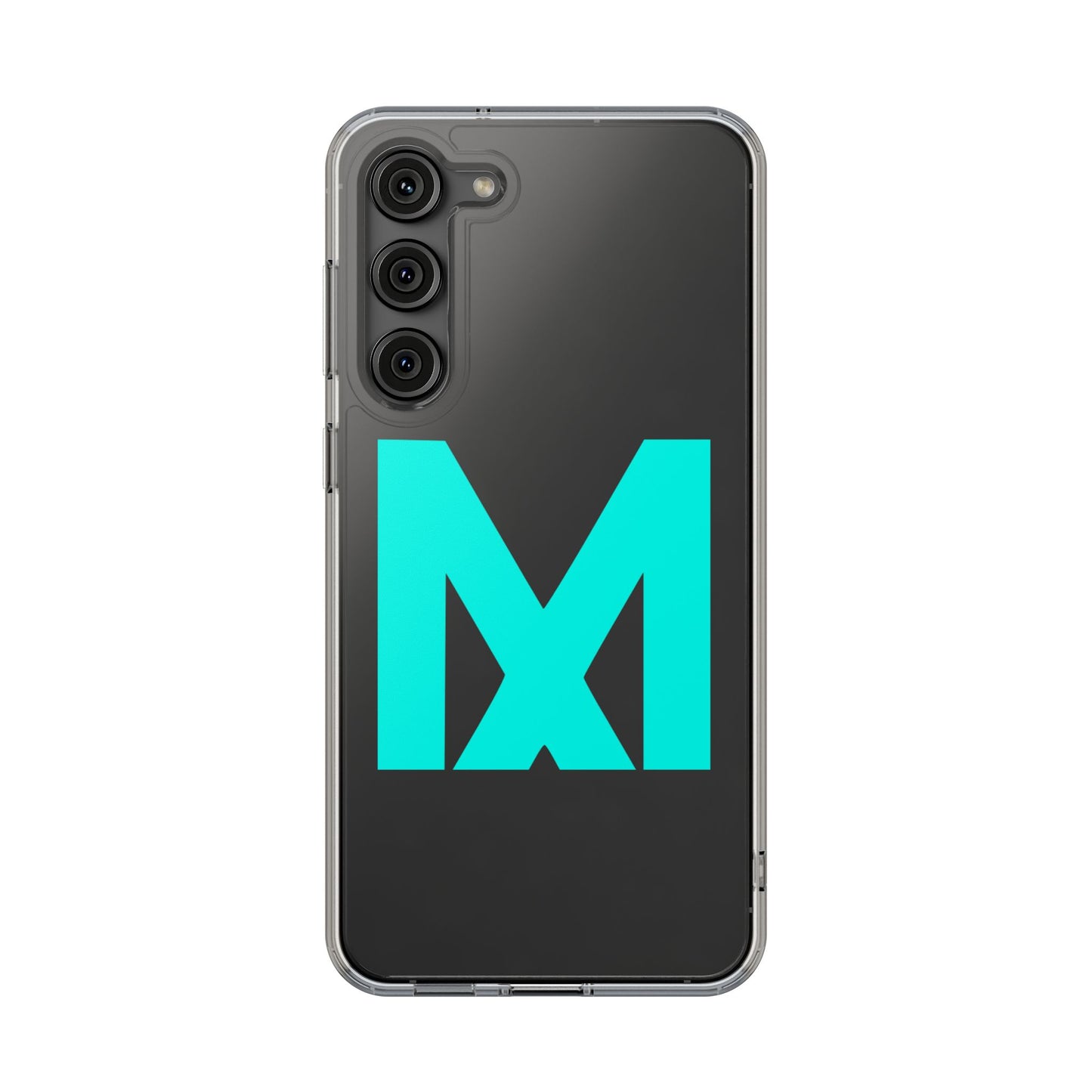 Clear Phone Case with M Style - Transparent