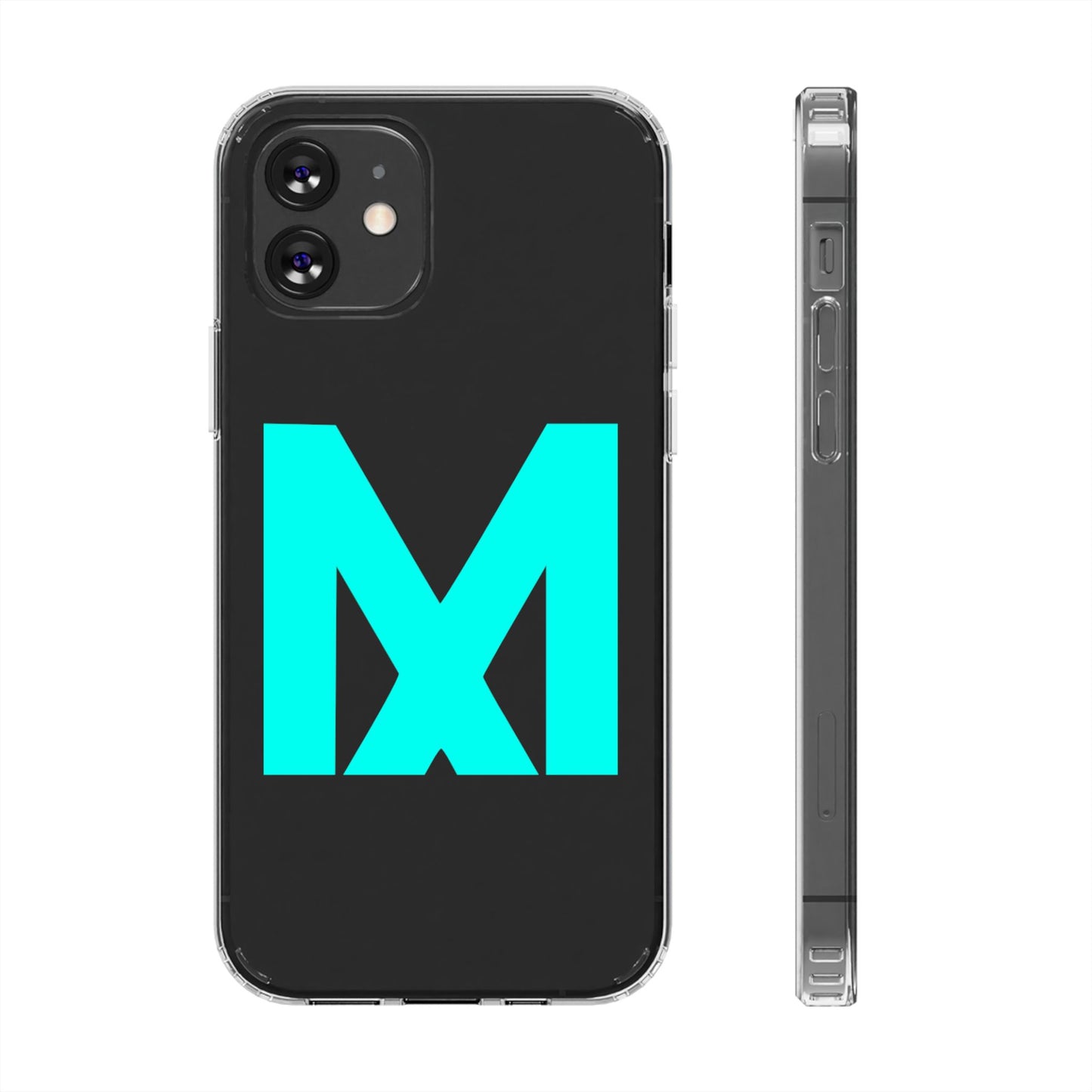 Clear Phone Case with M Style - Transparent