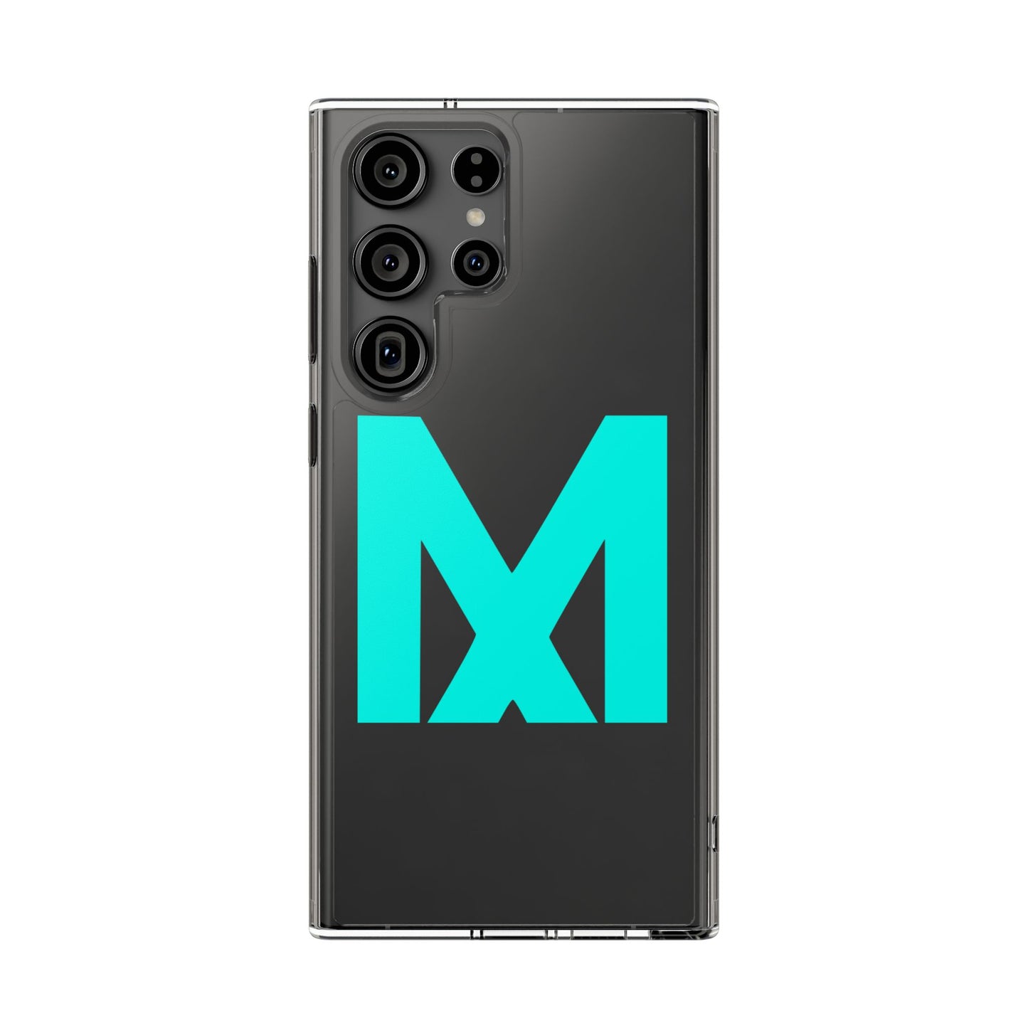 Clear Phone Case with M Style - Transparent
