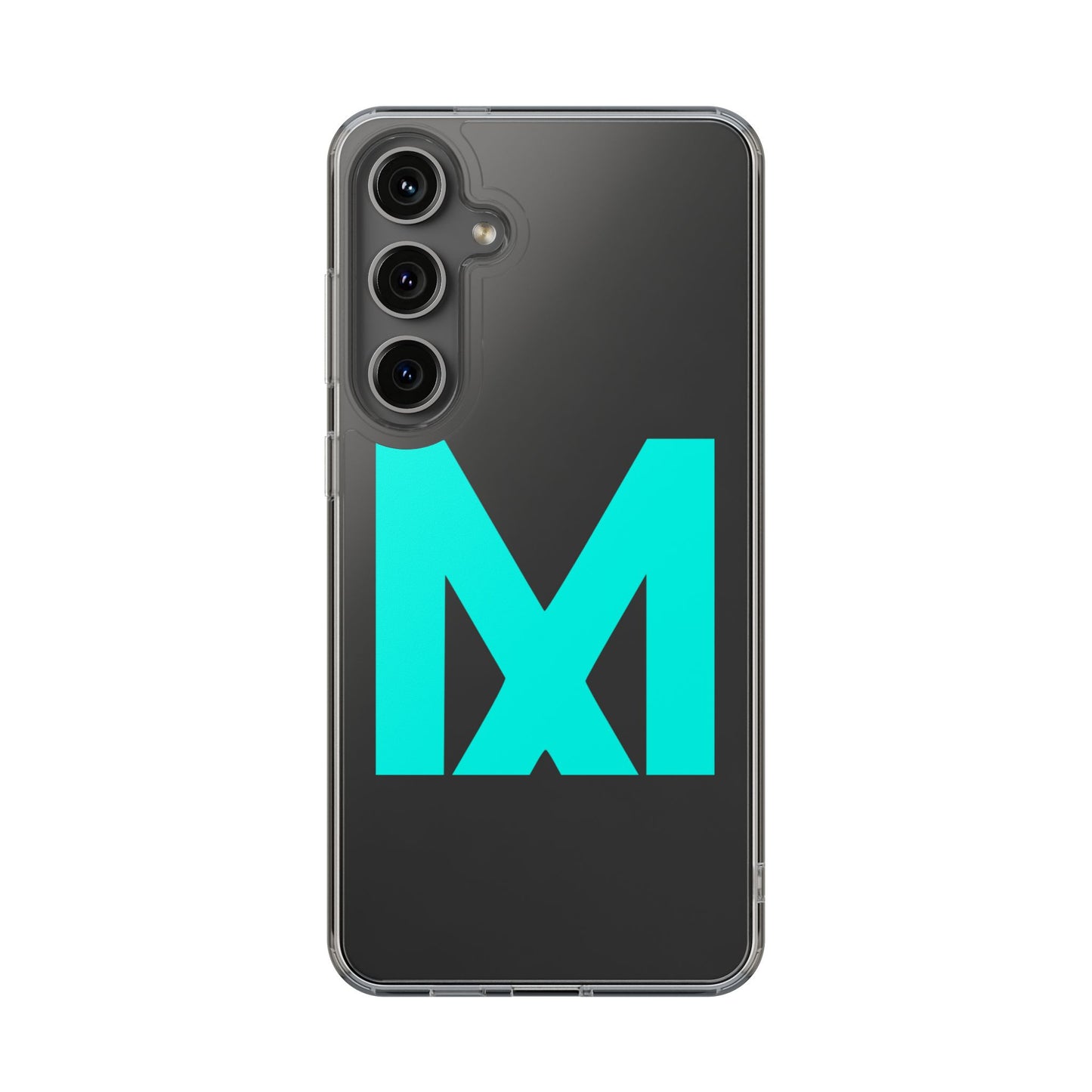 Clear Phone Case with M Style - Transparent