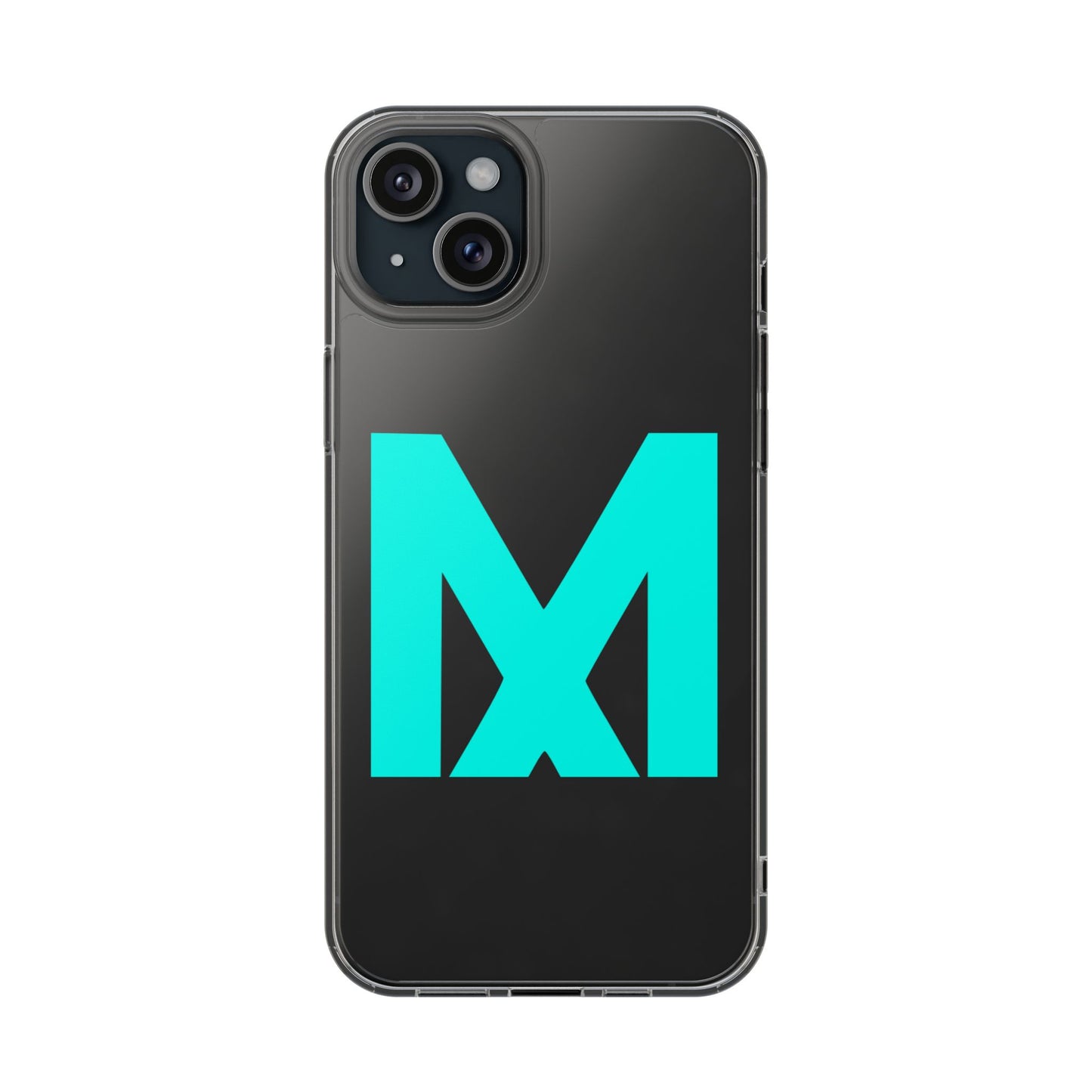 Clear Phone Case with M Style - Transparent