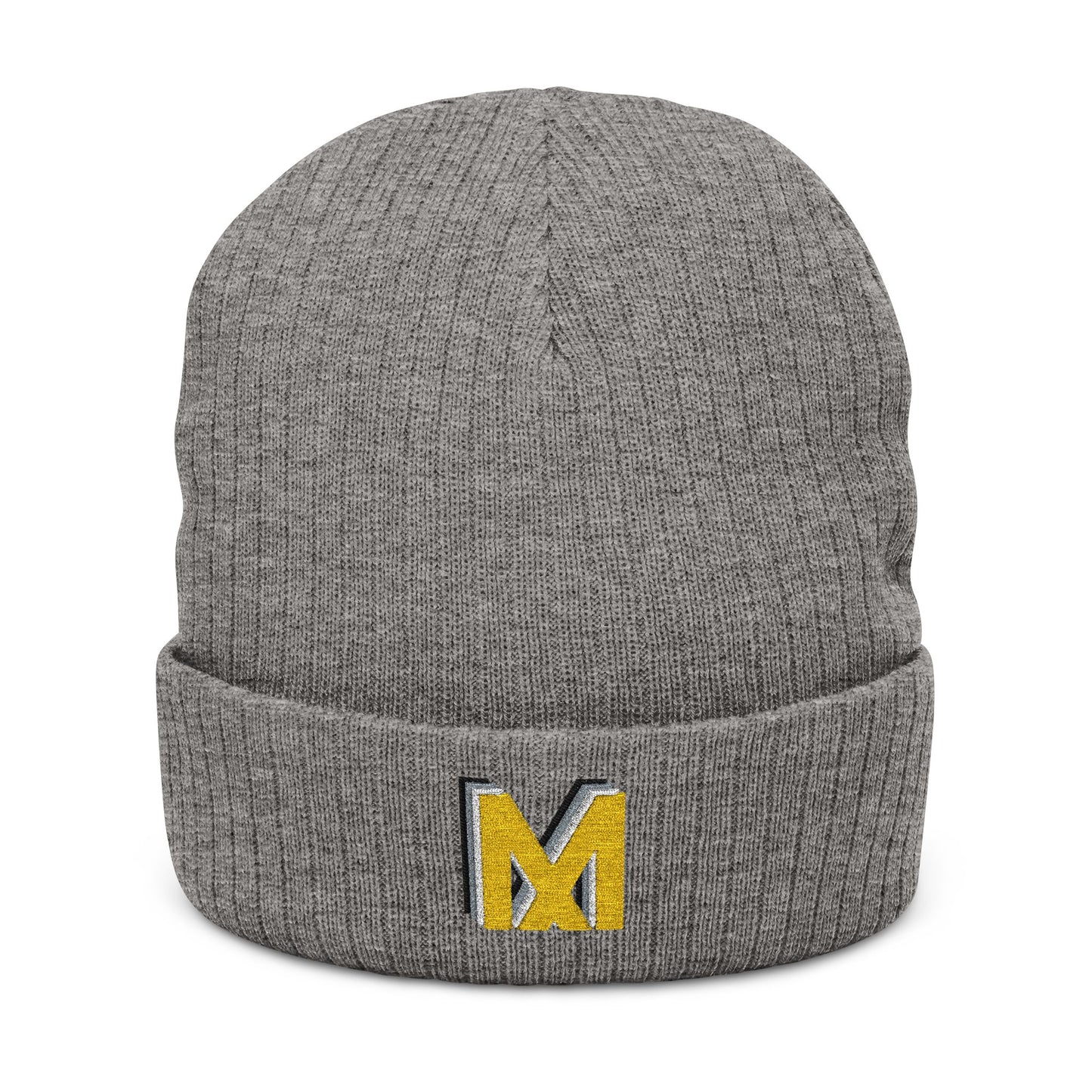 Beanie Hat - MiXED M Embroidered Beanie