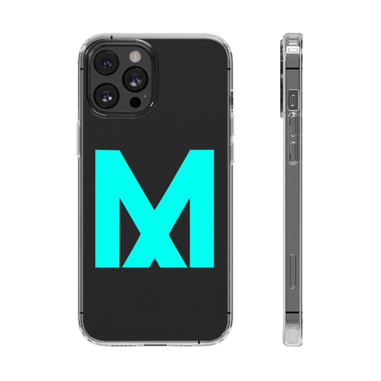 Clear Phone Case with M Style - Transparent