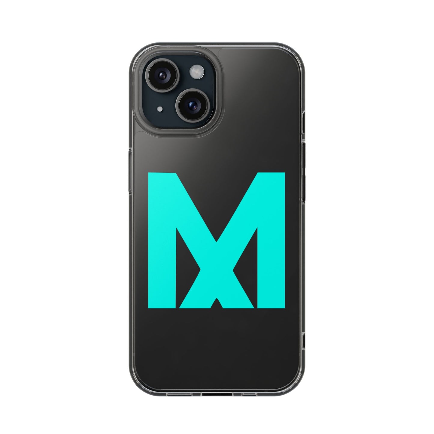 Clear Phone Case with M Style - Transparent