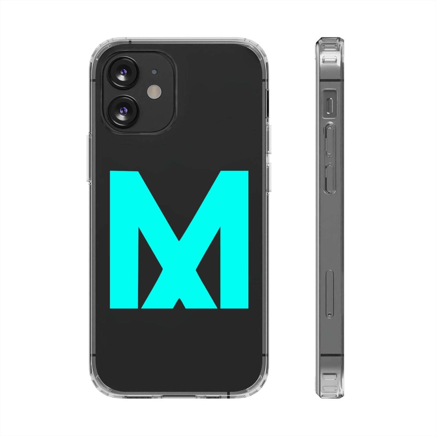 Clear Phone Case with M Style - Transparent