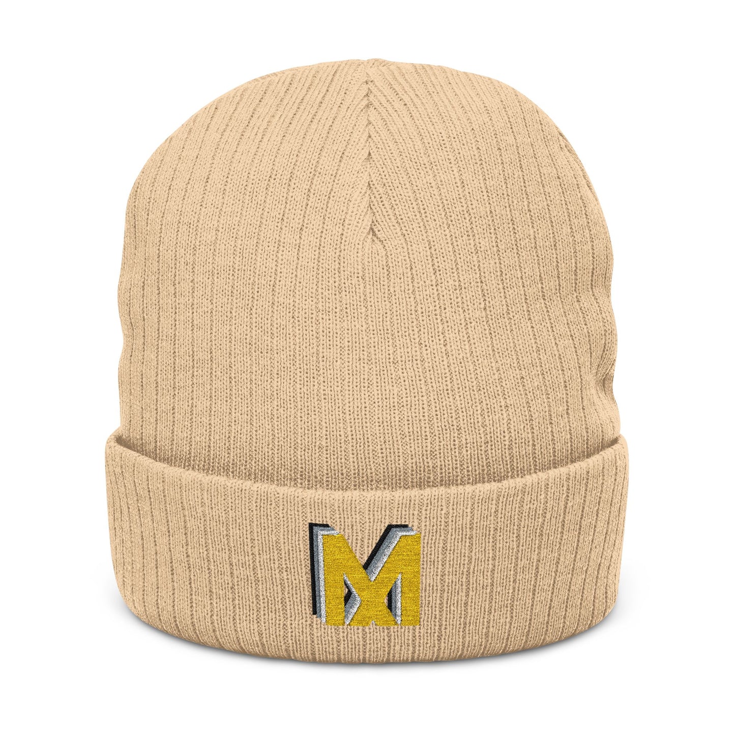 Beanie Hat - MiXED M Embroidered Beanie