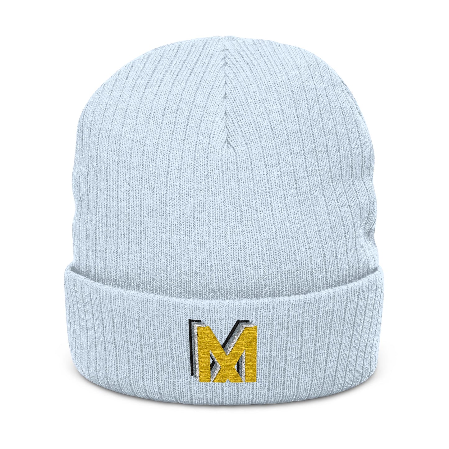 Beanie Hat - MiXED M Embroidered Beanie