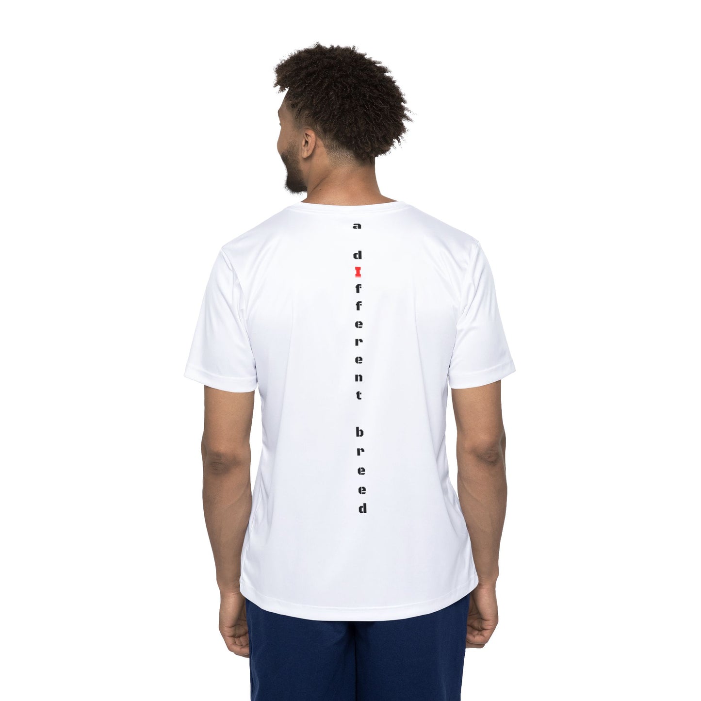 Men’s Performance Tee ‘a dIfferent breed’ - White