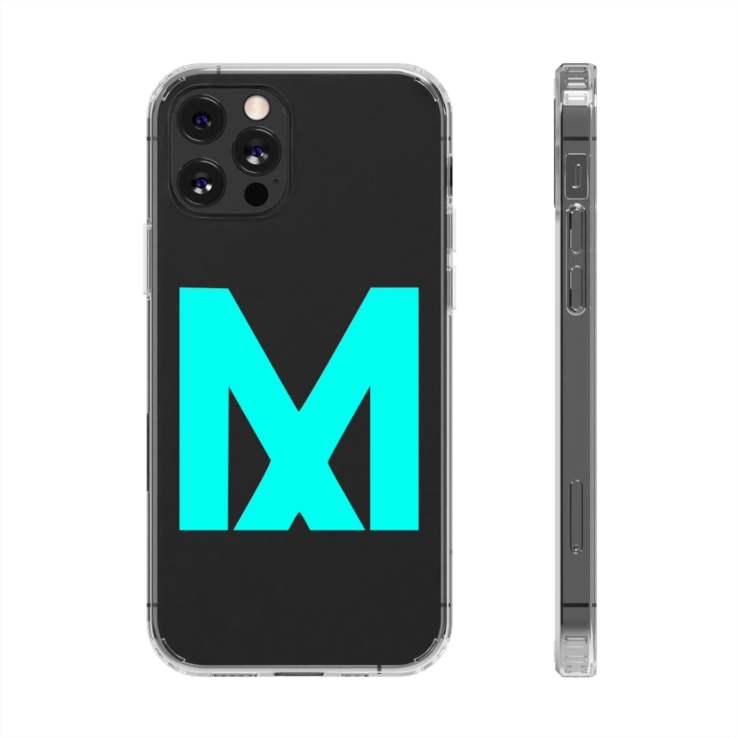 Clear Phone Case with M Style - Transparent