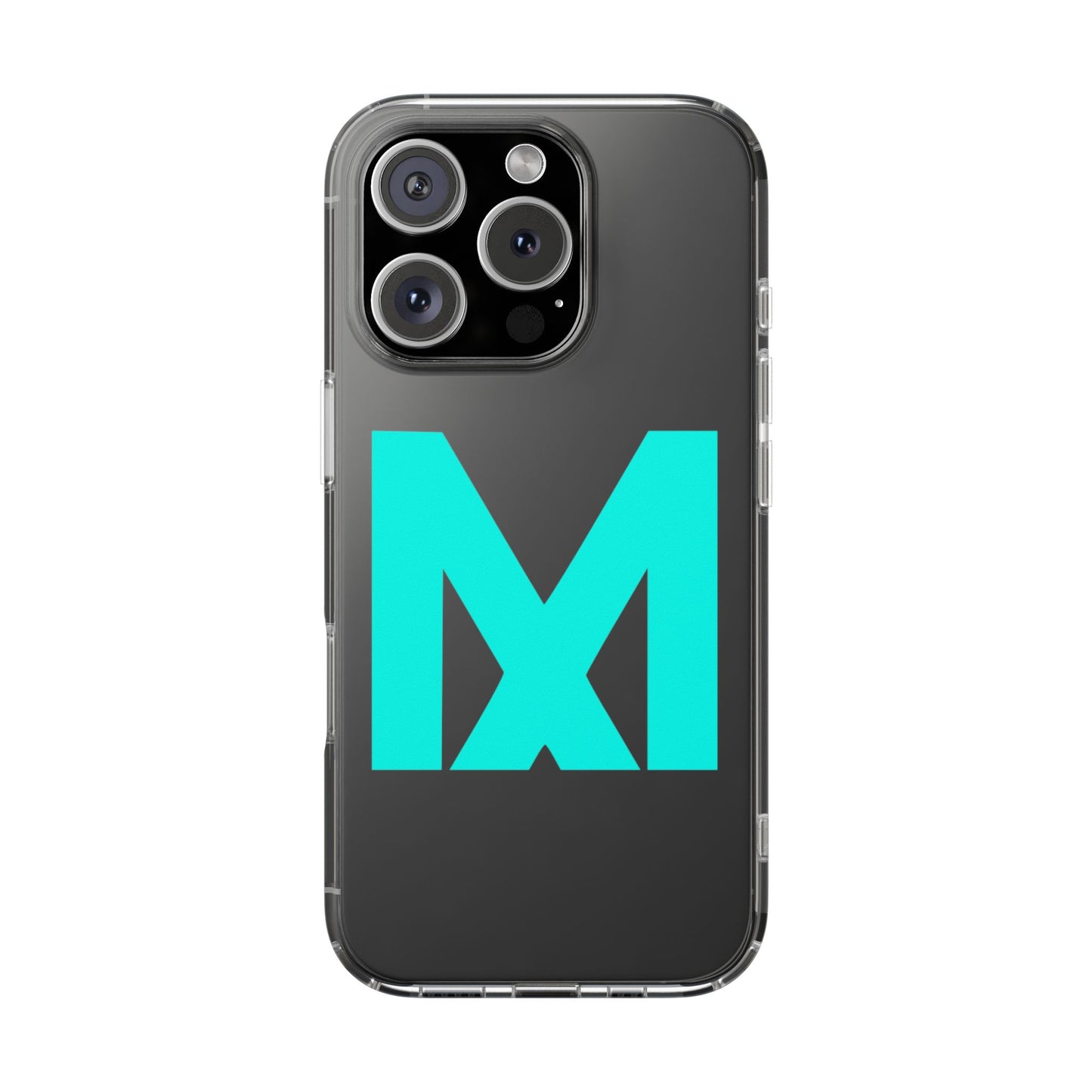Clear Phone Case with M Style - Transparent