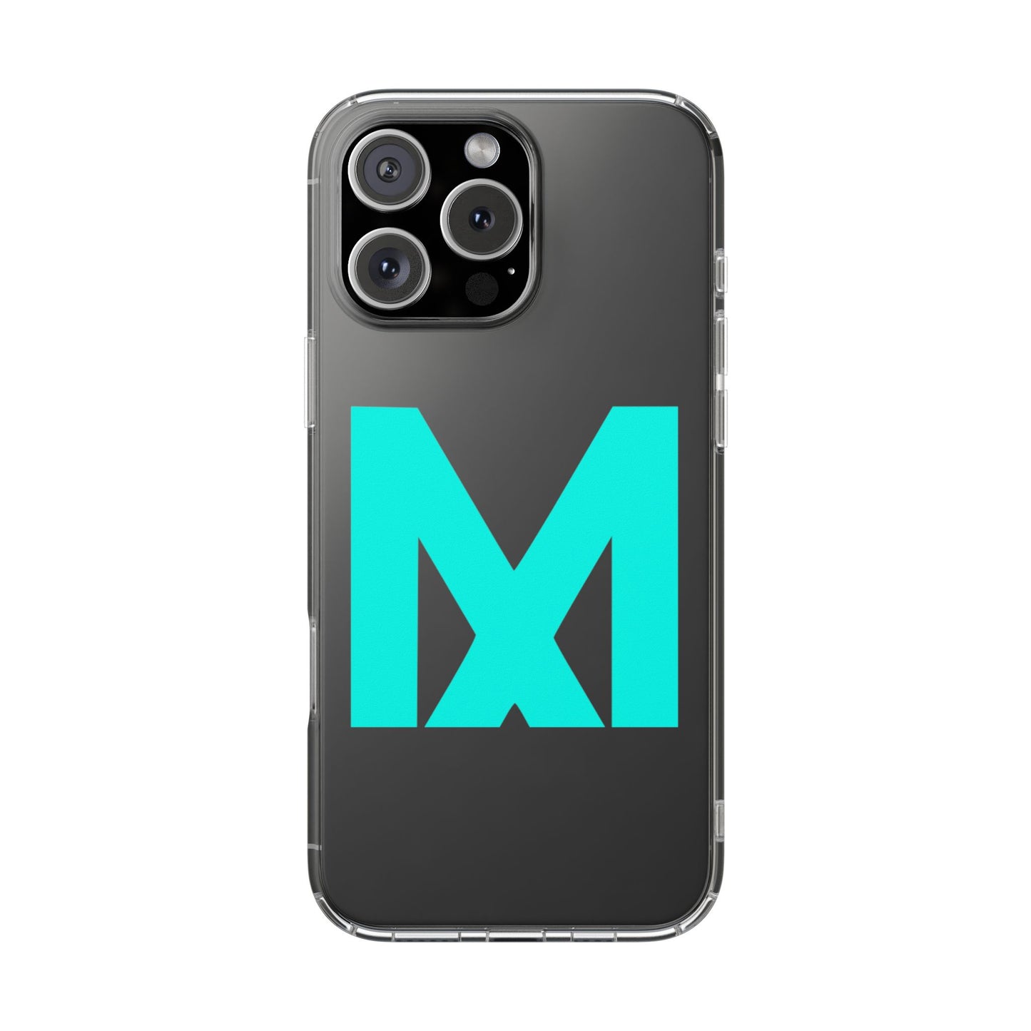 Clear Phone Case with M Style - Transparent