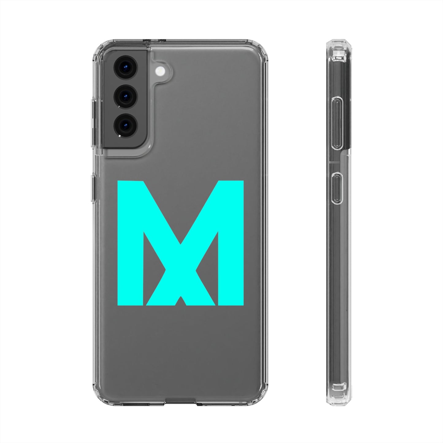 Clear Phone Case with M Style - Transparent