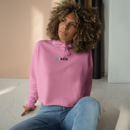 Women's MiXED Crop Hoodie