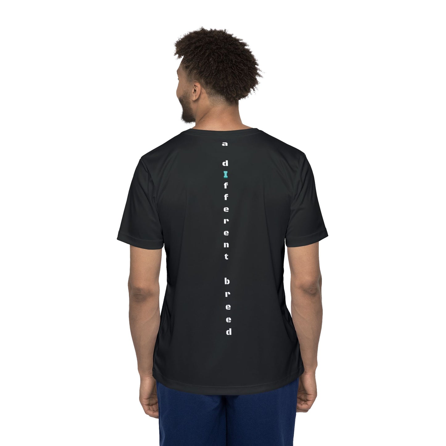 Men’s Performance Tee ‘a dIfferent breed’ - Black