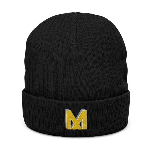 Beanie Hat - MiXED M Embroidered Beanie