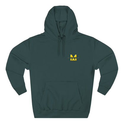 MiXED Embroidered Fleece Hoodie
