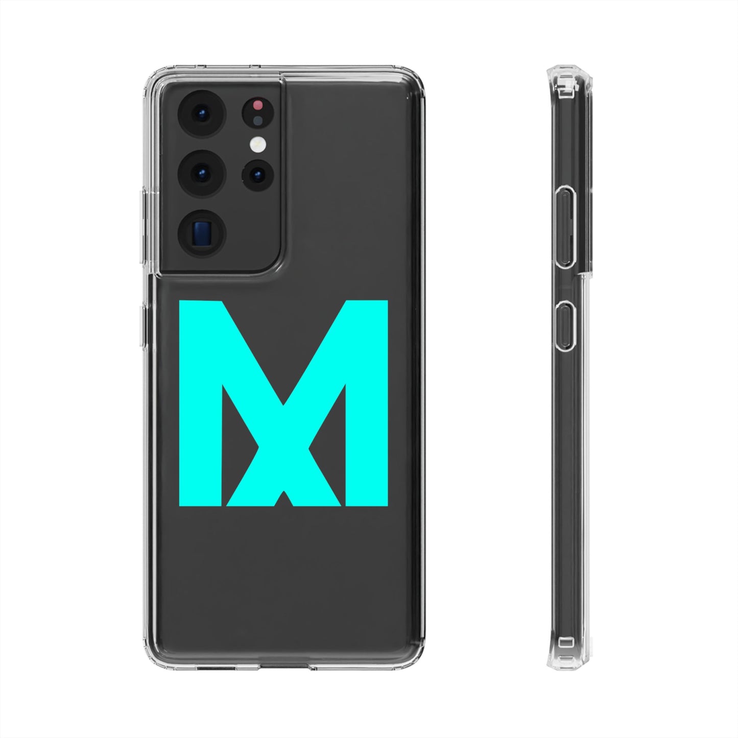 Clear Phone Case with M Style - Transparent