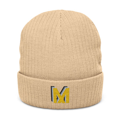 Beanie Hat - MiXED M Embroidered Beanie