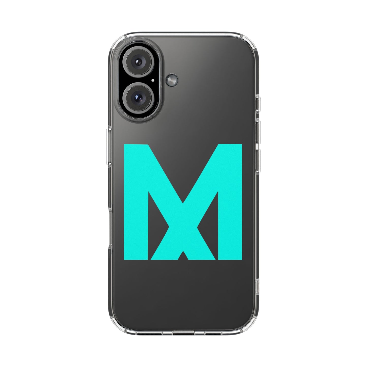 Clear Phone Case with M Style - Transparent